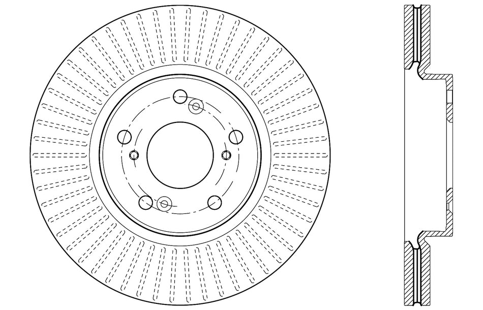 StopTech 127.40084R StopTech Sport Drilled/Slotted Brake Rotor; Front Right - Truck Part Superstore