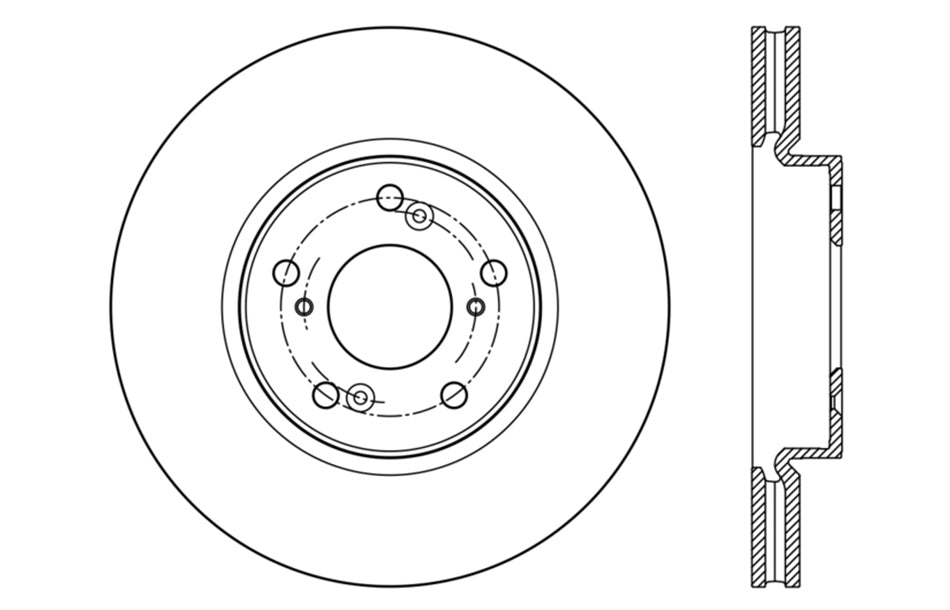 StopTech 127.40086L StopTech Sport Drilled/Slotted Brake Rotor; Front Left - Truck Part Superstore