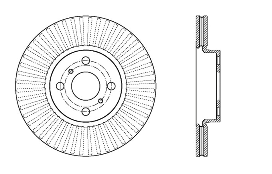 StopTech 127.44178L StopTech Sport Drilled/Slotted Brake Rotor; Front Left - Truck Part Superstore