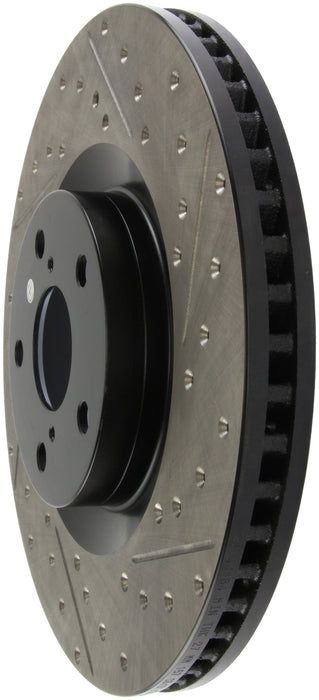 StopTech 127.44184L StopTech Sport Drilled/Slotted Brake Rotor; Front Left - Truck Part Superstore