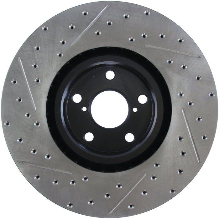 StopTech 127.44184L StopTech Sport Drilled/Slotted Brake Rotor; Front Left - Truck Part Superstore