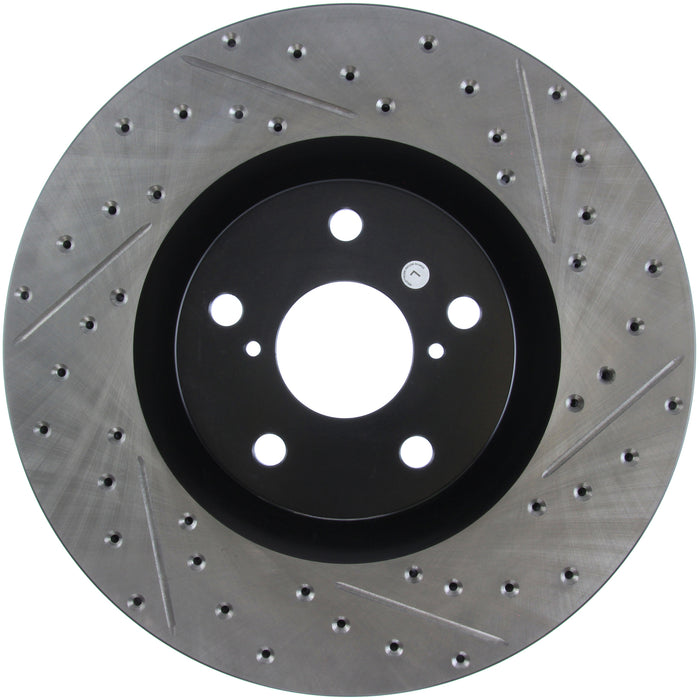 StopTech 127.44184L StopTech Sport Drilled/Slotted Brake Rotor; Front Left - Truck Part Superstore