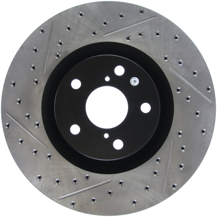 StopTech 127.44185R StopTech Sport Drilled/Slotted Brake Rotor; Front Right - Truck Part Superstore