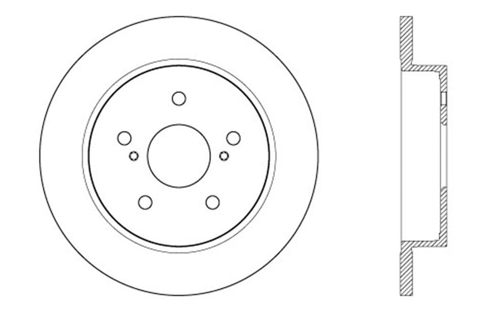 StopTech 127.48015R StopTech Sport Drilled/Slotted Brake Rotor; Rear Right - Truck Part Superstore