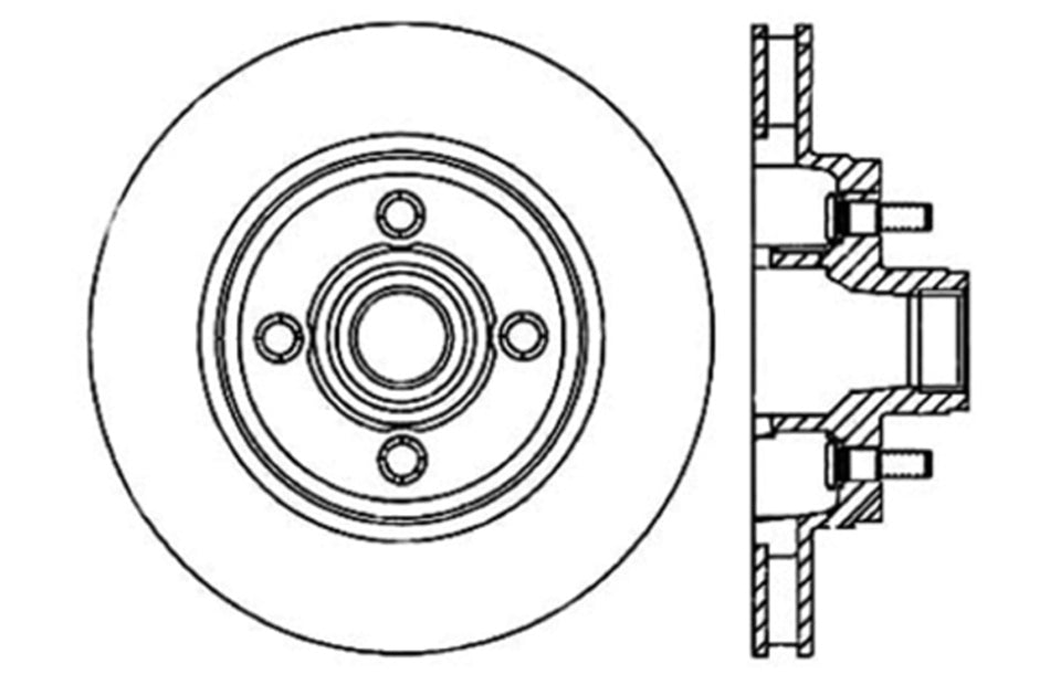 StopTech 127.61026R StopTech Sport Drilled/Slotted Brake Rotor; Front Right - Truck Part Superstore