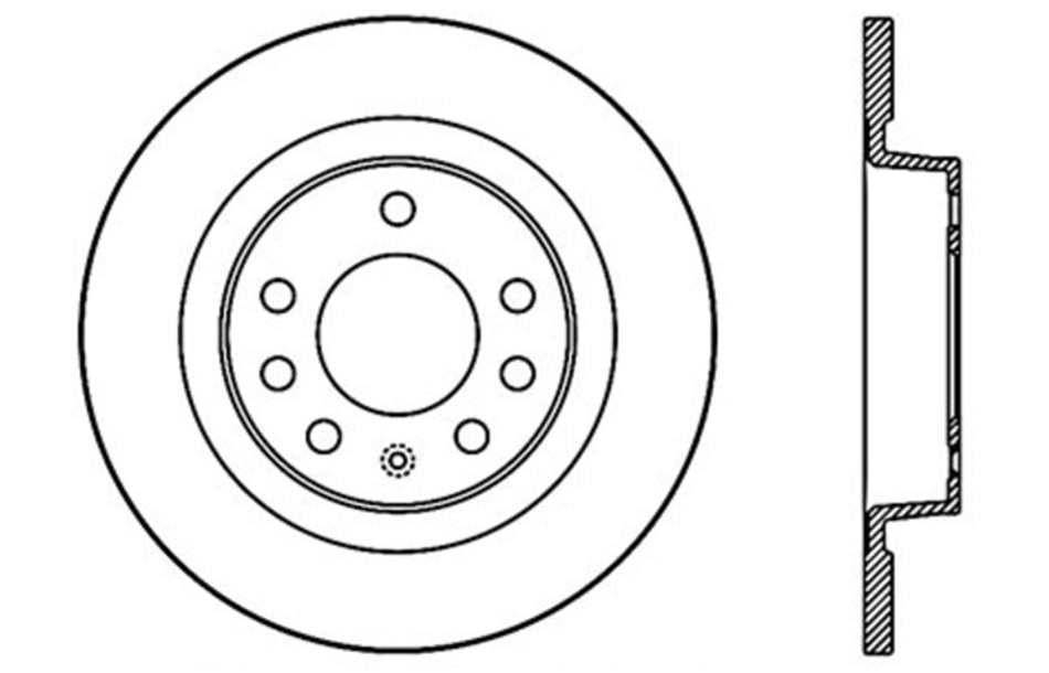 StopTech 127.62094R StopTech Sport Drilled/Slotted Brake Rotor; Rear Right - Truck Part Superstore