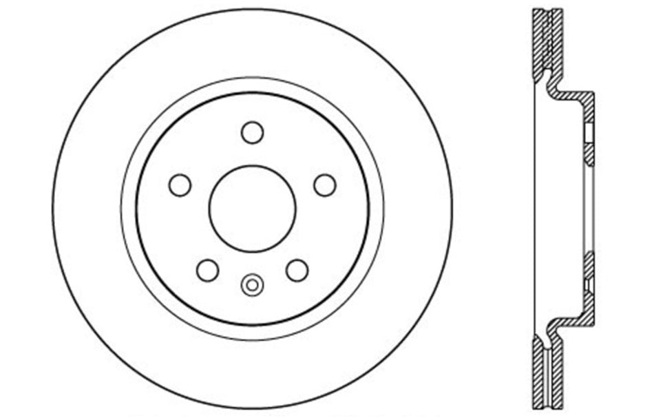 StopTech 127.62127L StopTech Sport Drilled/Slotted Brake Rotor; Rear Left - Truck Part Superstore