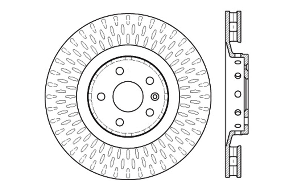 StopTech 127.62128L StopTech Sport Drilled/Slotted Brake Rotor; Front Left - Truck Part Superstore