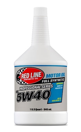Red Line Oil 12704 5W40 Synthetic Motor Oil Professional Series 1 Quart Red Line Oil - Truck Part Superstore
