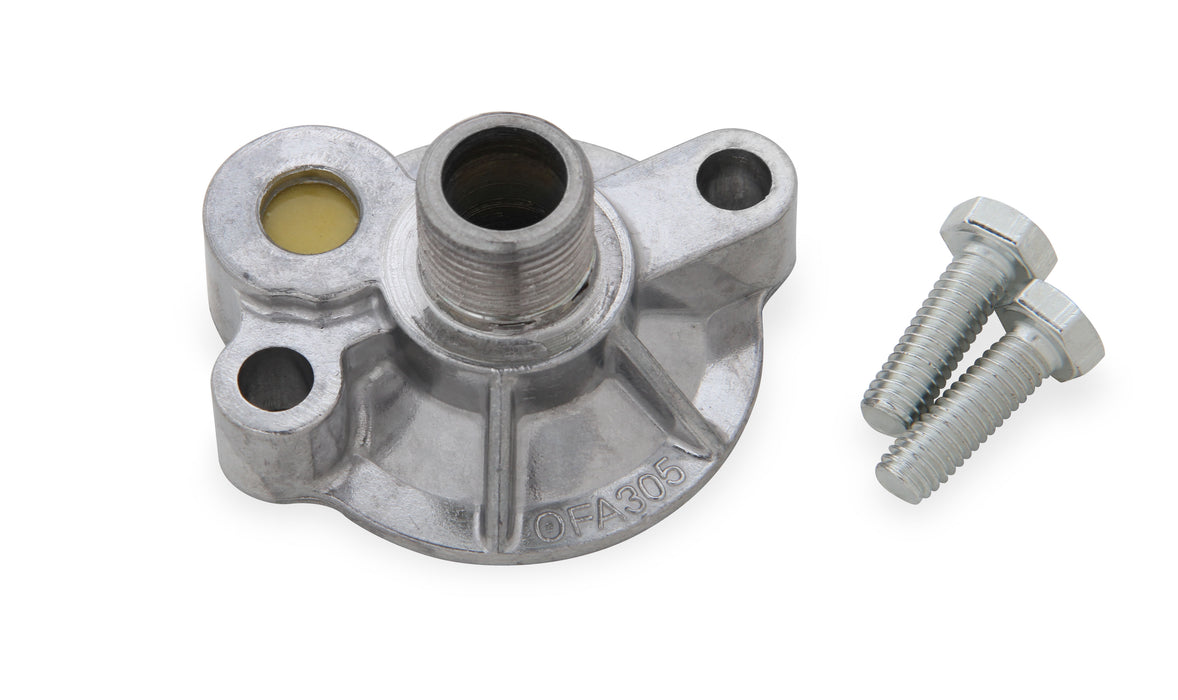 Mr Gasket 1272 Oil Filter Adapter; Aluminum; Incl. Filter By-Pass Valve/Mounting Bolts; - Truck Part Superstore