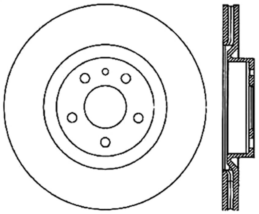 StopTech 127.02006R StopTech Sport Drilled/Slotted Brake Rotor; Front Right - Truck Part Superstore