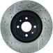 StopTech 127.04004L StopTech Sport Drilled/Slotted Brake Rotor; Front Left - Truck Part Superstore