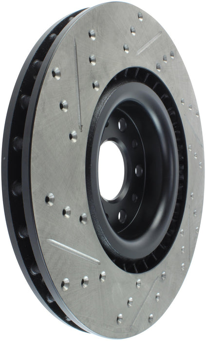 StopTech 127.04006L StopTech Sport Drilled/Slotted Brake Rotor; Front Left - Truck Part Superstore
