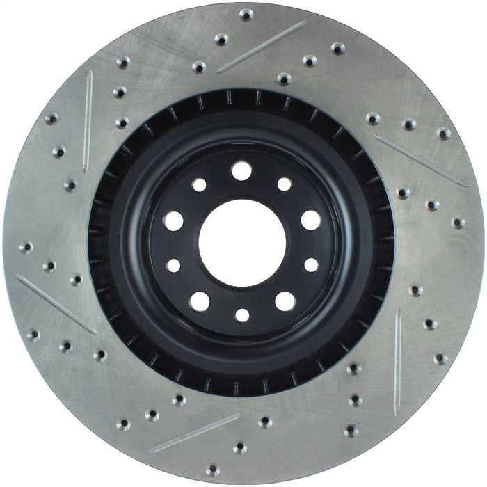 StopTech 127.04006L StopTech Sport Drilled/Slotted Brake Rotor; Front Left - Truck Part Superstore