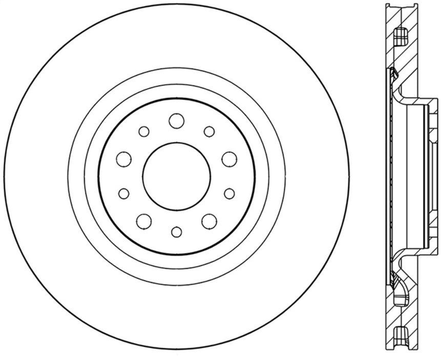 StopTech 127.04006R StopTech Sport Drilled/Slotted Brake Rotor; Front Right - Truck Part Superstore