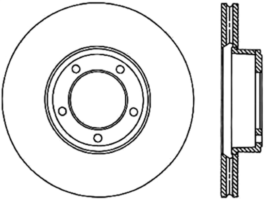 StopTech 127.20002L StopTech Sport Drilled/Slotted Brake Rotor; Front Left - Truck Part Superstore