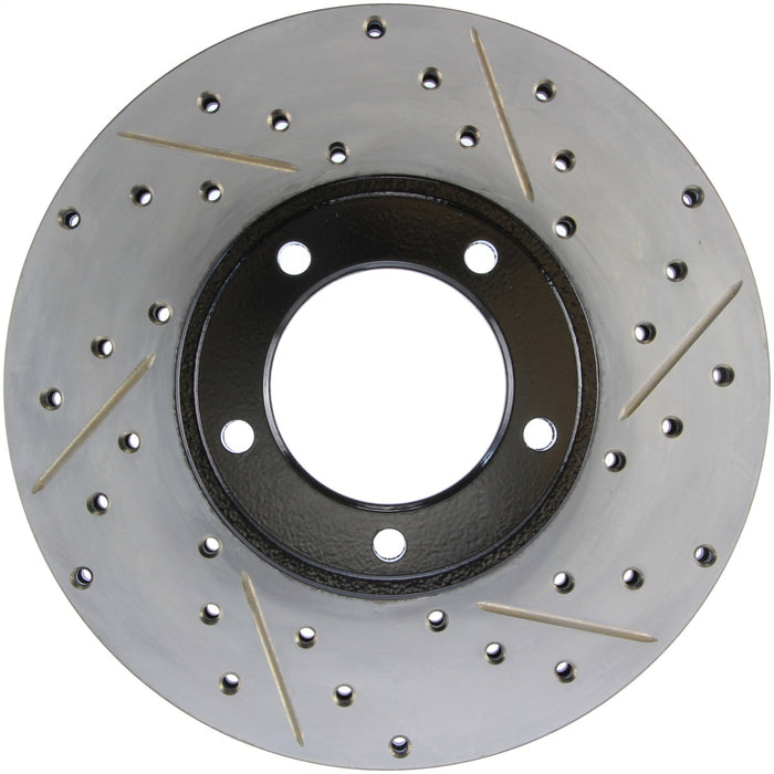 StopTech 127.20002L StopTech Sport Drilled/Slotted Brake Rotor; Front Left - Truck Part Superstore