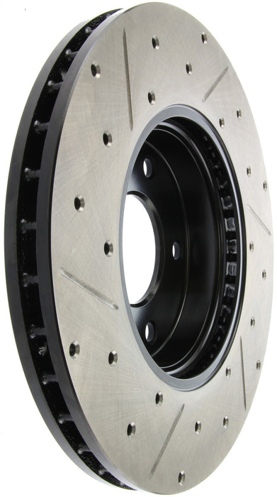 StopTech 127.20014L StopTech Sport Drilled/Slotted Brake Rotor; Front Left - Truck Part Superstore
