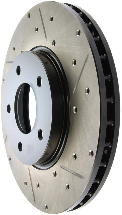 StopTech 127.20014L StopTech Sport Drilled/Slotted Brake Rotor; Front Left - Truck Part Superstore