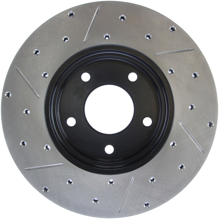 StopTech 127.20014L StopTech Sport Drilled/Slotted Brake Rotor; Front Left - Truck Part Superstore