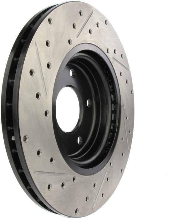 StopTech 127.20015L StopTech Sport Drilled/Slotted Brake Rotor; Front Left - Truck Part Superstore