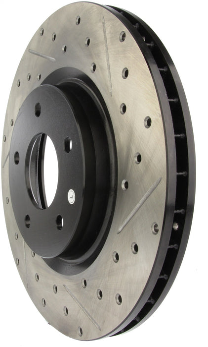 StopTech 127.20015L StopTech Sport Drilled/Slotted Brake Rotor; Front Left - Truck Part Superstore