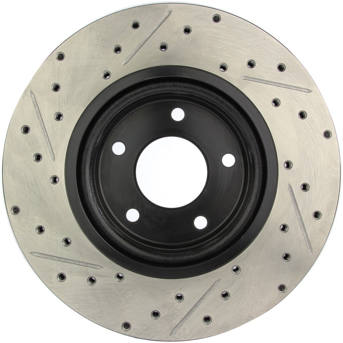 StopTech 127.20015L StopTech Sport Drilled/Slotted Brake Rotor; Front Left - Truck Part Superstore