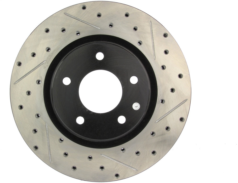 StopTech 127.20015L StopTech Sport Drilled/Slotted Brake Rotor; Front Left - Truck Part Superstore