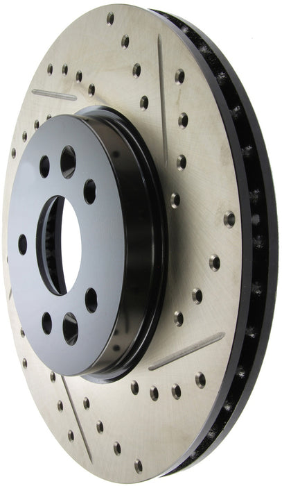 StopTech 127.20016L StopTech Sport Drilled/Slotted Brake Rotor; Front Left - Truck Part Superstore