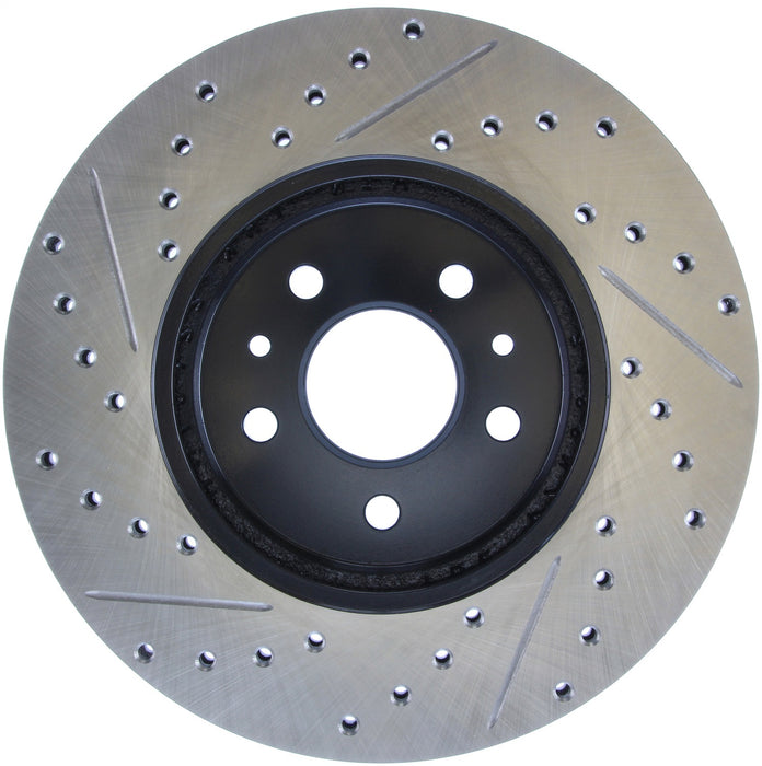 StopTech 127.20016L StopTech Sport Drilled/Slotted Brake Rotor; Front Left - Truck Part Superstore