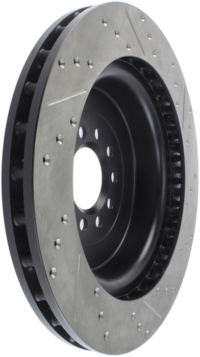 StopTech 127.20018L StopTech Sport Drilled/Slotted Brake Rotor; Front Left - Truck Part Superstore