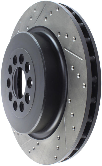 StopTech 127.20018L StopTech Sport Drilled/Slotted Brake Rotor; Front Left - Truck Part Superstore