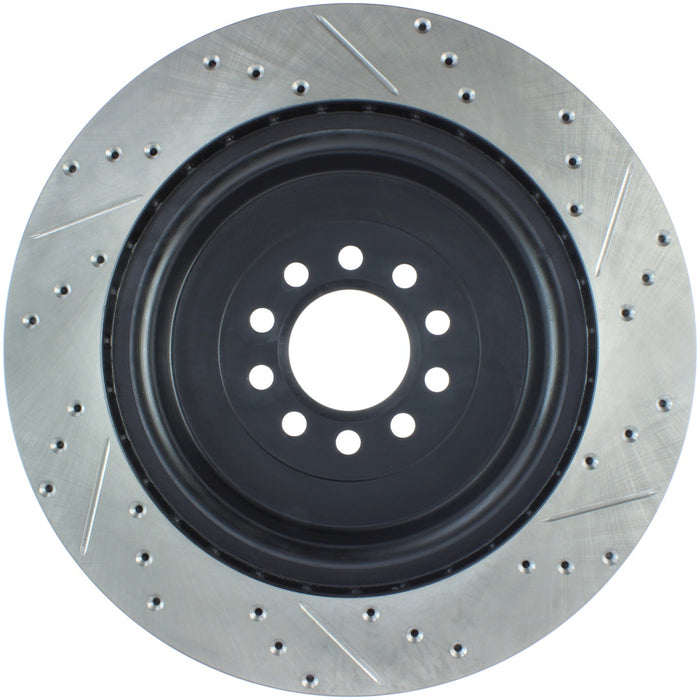 StopTech 127.20018L StopTech Sport Drilled/Slotted Brake Rotor; Front Left - Truck Part Superstore
