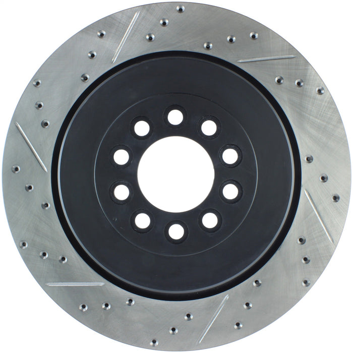 StopTech 127.20018L StopTech Sport Drilled/Slotted Brake Rotor; Front Left - Truck Part Superstore