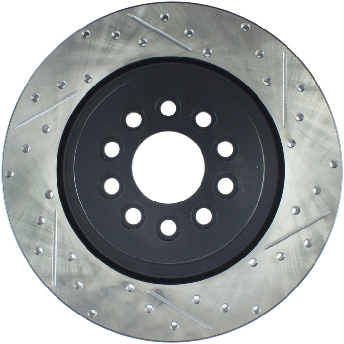 StopTech 127.20019L StopTech Sport Drilled/Slotted Brake Rotor; Rear Left - Truck Part Superstore