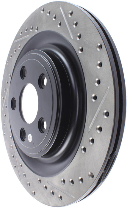 StopTech 127.20022L StopTech Sport Drilled/Slotted Brake Rotor; Rear Left - Truck Part Superstore