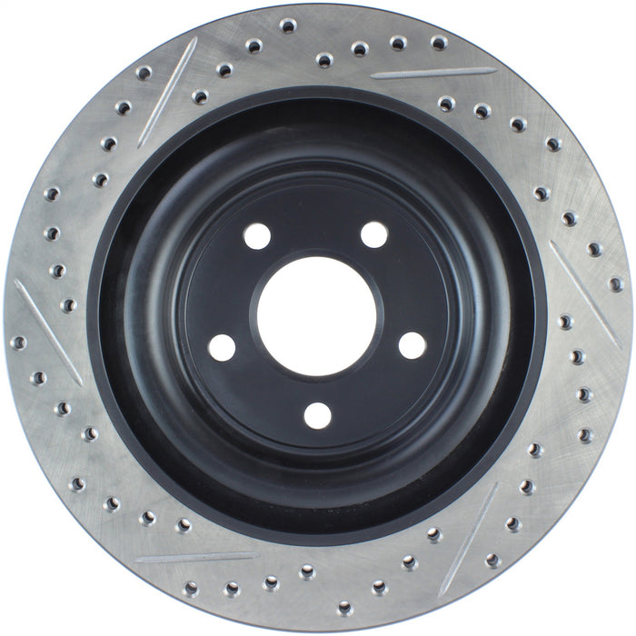 StopTech 127.20022L StopTech Sport Drilled/Slotted Brake Rotor; Rear Left - Truck Part Superstore