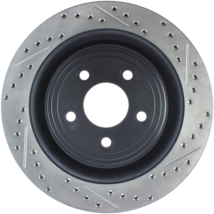 StopTech 127.20022L StopTech Sport Drilled/Slotted Brake Rotor; Rear Left - Truck Part Superstore
