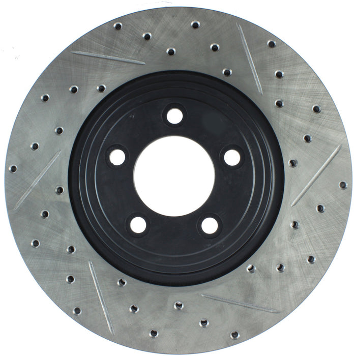 StopTech 127.20023L StopTech Sport Drilled/Slotted Brake Rotor; Front Left - Truck Part Superstore