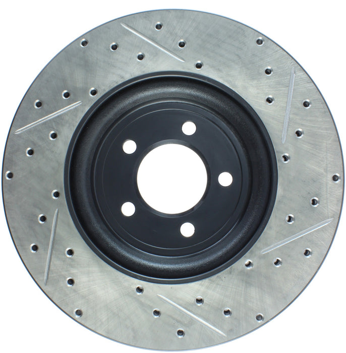 StopTech 127.20023R StopTech Sport Drilled/Slotted Brake Rotor; Front Right - Truck Part Superstore