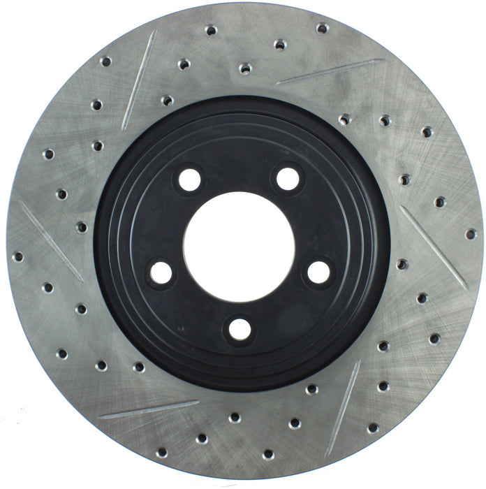 StopTech 127.20023R StopTech Sport Drilled/Slotted Brake Rotor; Front Right - Truck Part Superstore