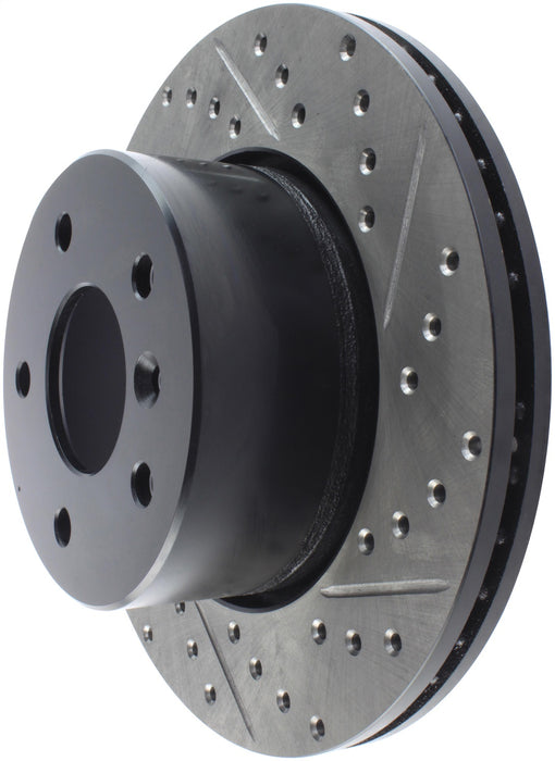 StopTech 127.22005L StopTech Sport Drilled/Slotted Brake Rotor; Front Left - Truck Part Superstore