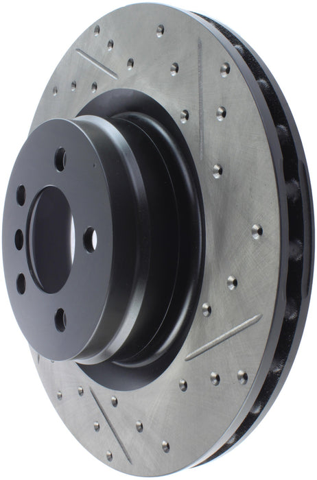 StopTech 127.22015L StopTech Sport Drilled/Slotted Brake Rotor; Front Left - Truck Part Superstore