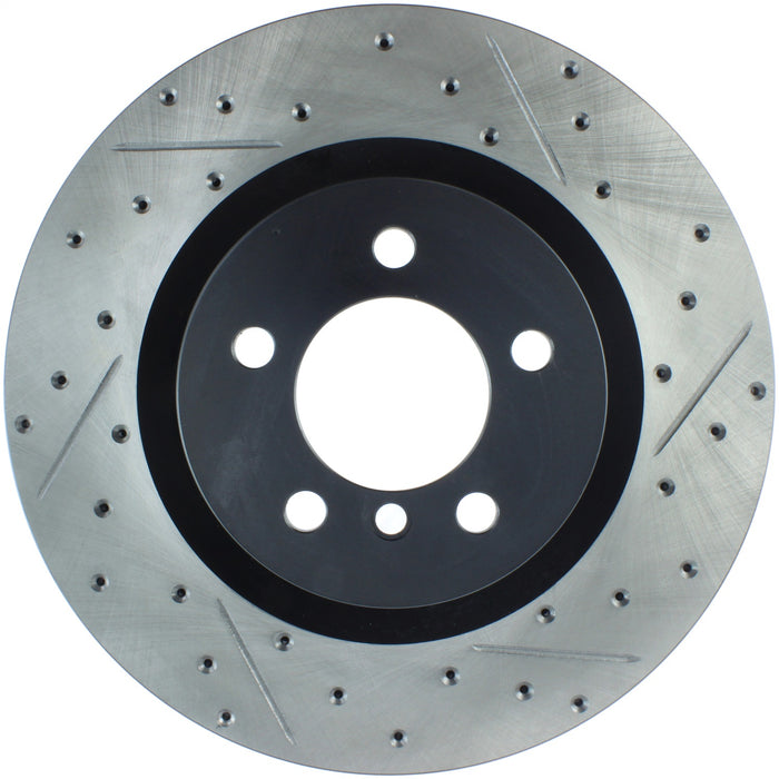 StopTech 127.22015L StopTech Sport Drilled/Slotted Brake Rotor; Front Left - Truck Part Superstore