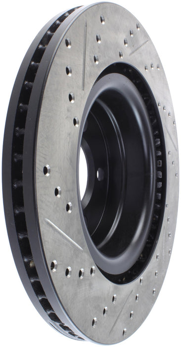 StopTech 127.22016L StopTech Sport Drilled/Slotted Brake Rotor; Front Left - Truck Part Superstore