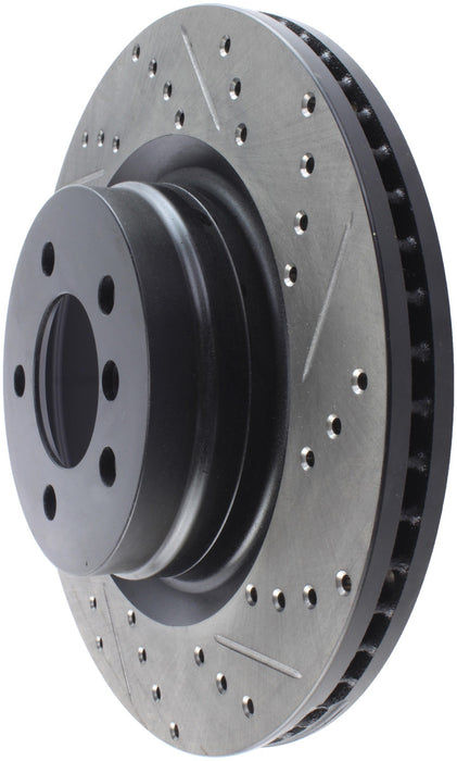 StopTech 127.22016L StopTech Sport Drilled/Slotted Brake Rotor; Front Left - Truck Part Superstore