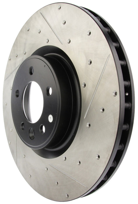 StopTech 127.22022L StopTech Sport Drilled/Slotted Brake Rotor; Front Left - Truck Part Superstore