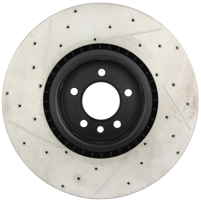 StopTech 127.22022L StopTech Sport Drilled/Slotted Brake Rotor; Front Left - Truck Part Superstore