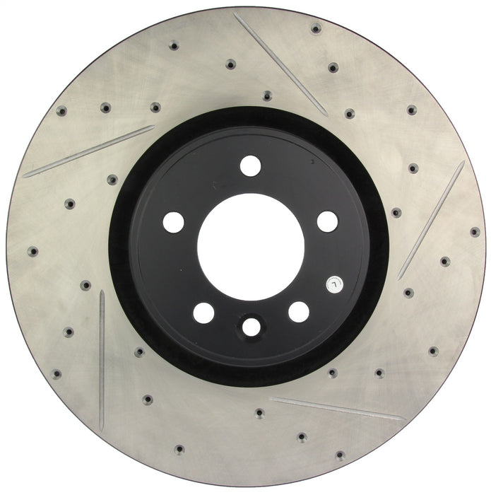 StopTech 127.22022L StopTech Sport Drilled/Slotted Brake Rotor; Front Left - Truck Part Superstore