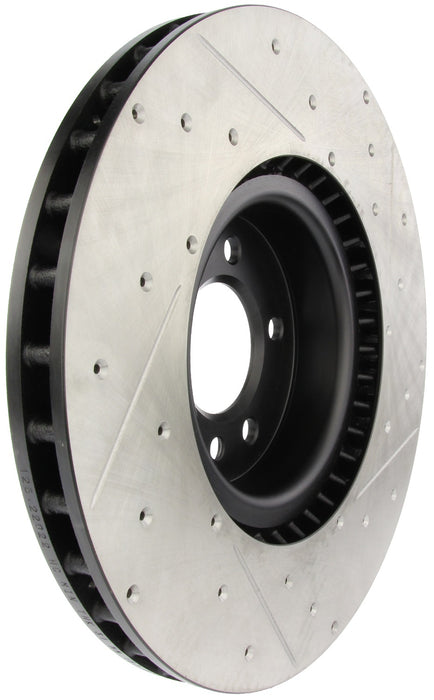 StopTech 127.22022R StopTech Sport Drilled/Slotted Brake Rotor; Front Right - Truck Part Superstore